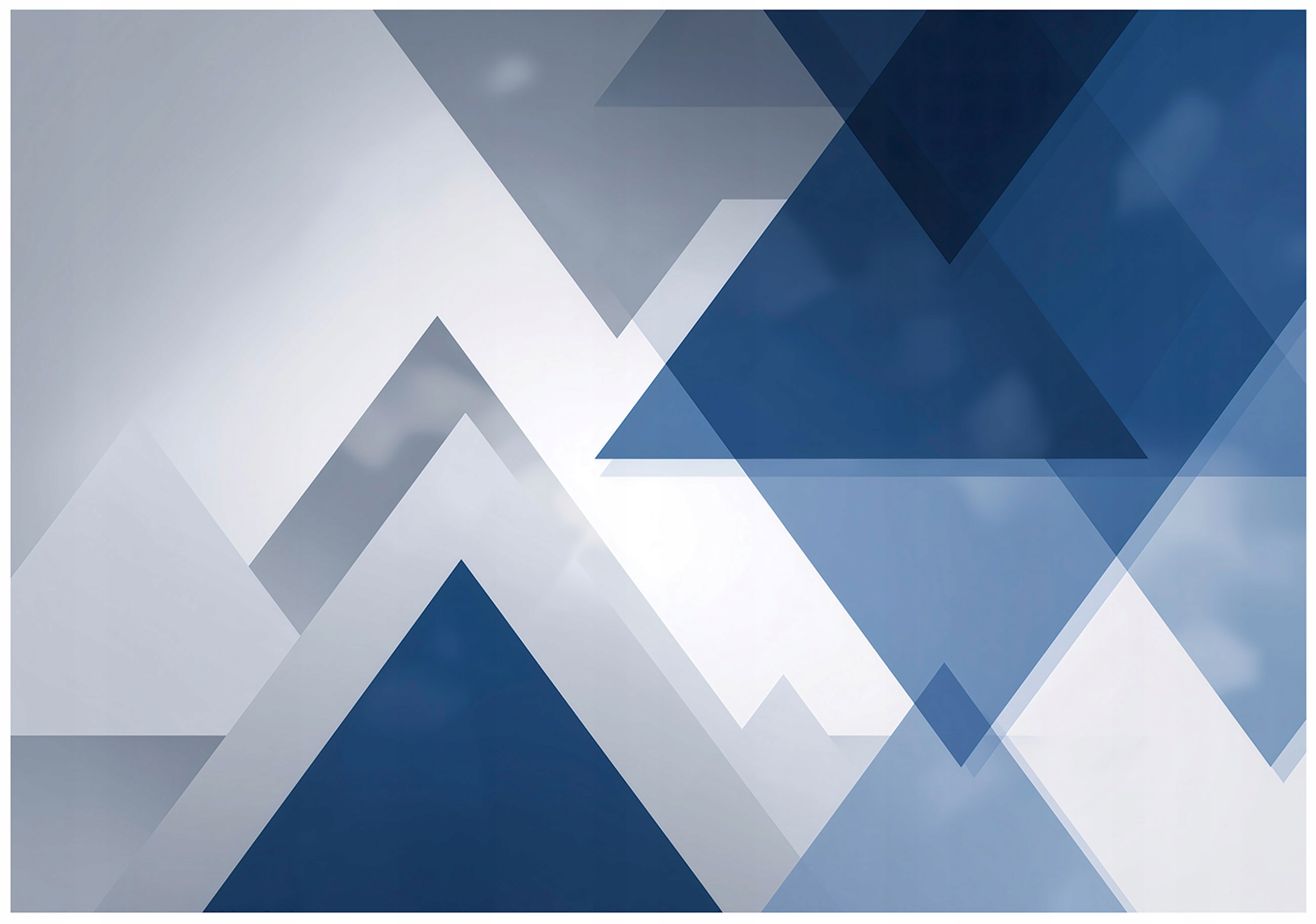 Vinylová Tapeta Na Flizeline Geometrická Abstrakcia Modrá 254x184