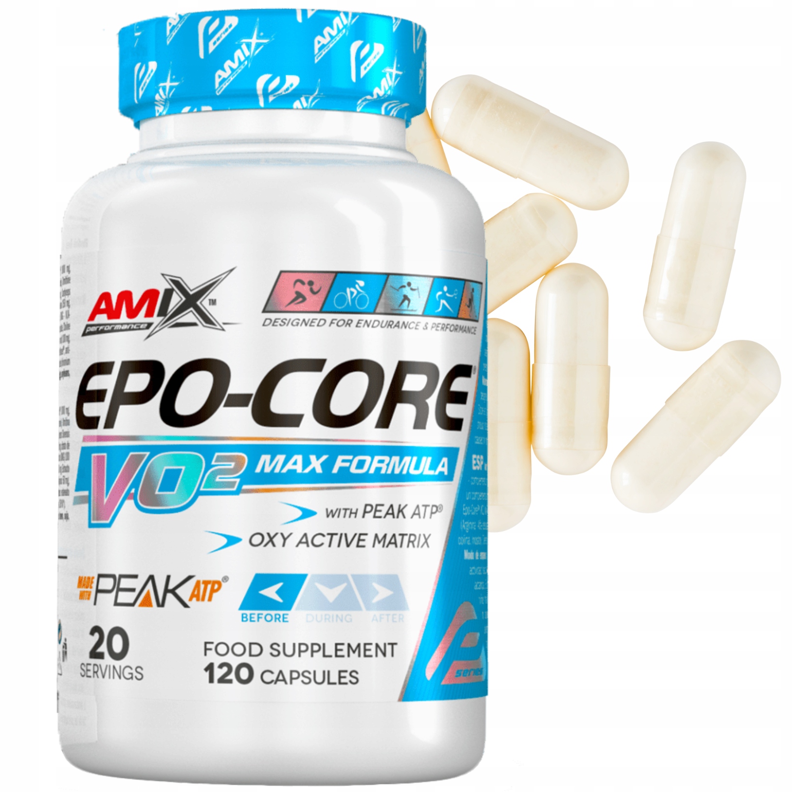Předtréninková Beta Alanin Inositol Chrom Cordyceps Aakg Okg Elektrolyty