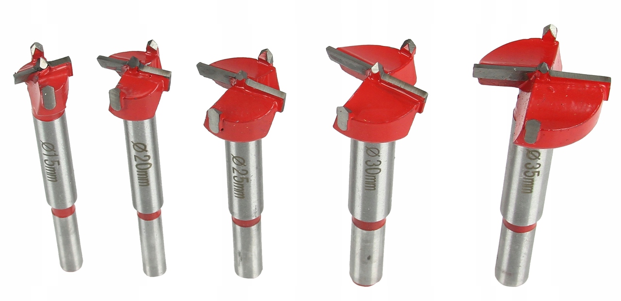 WIERTŁA DREWNA PUSZKOWE SEDNIK FREZ 15-35MM 5SZT. Kod producenta M22410