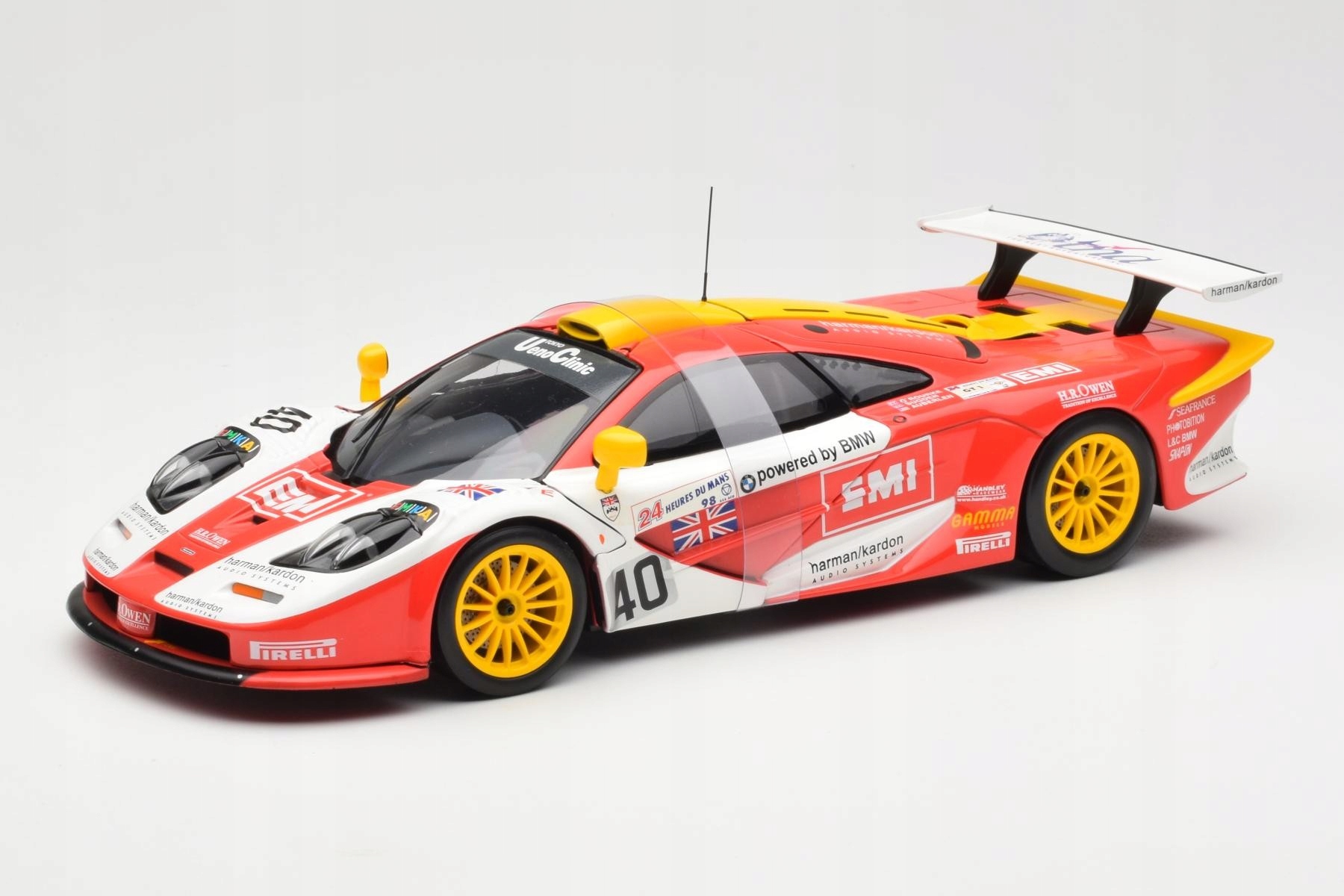McLaren F1 Gtr n40 Emi O Rourke Sugden Auberlein Le Mans 1996 Ut modely 1/1