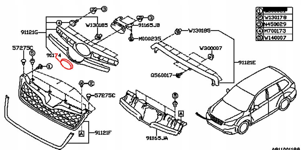 EMBLEMAT ZNACZEK LOGO GRILL ATRAPA PRZÓD SUBARU FORESTER SJ 15-17 Waga produktu z opakowaniem jednostkowym 0.06 kg