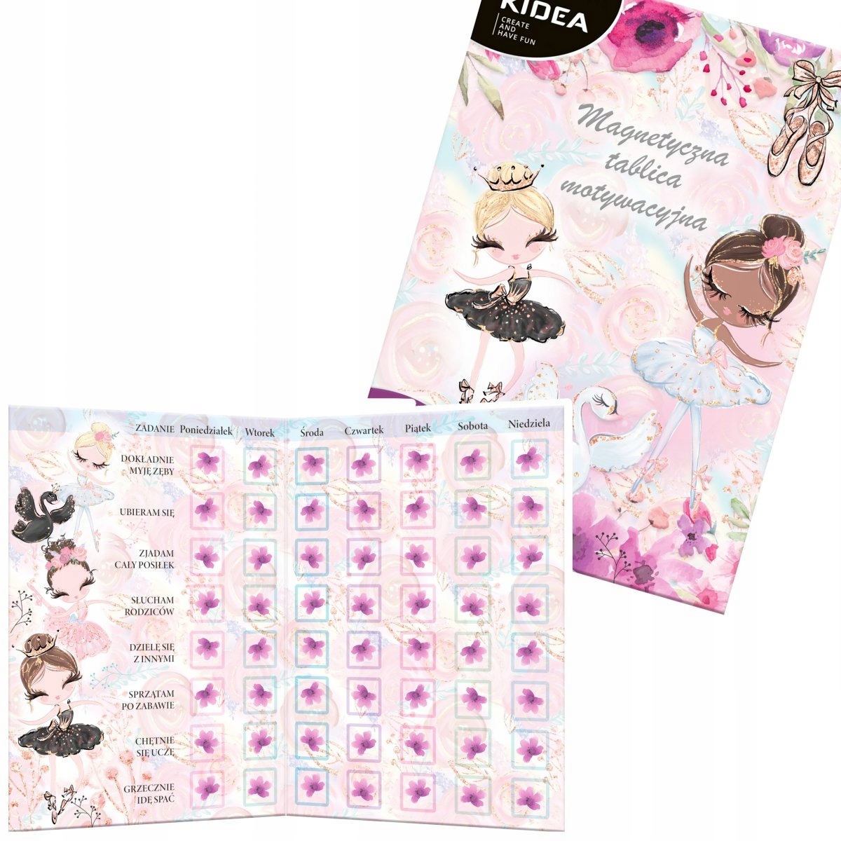 

Magnetyczna Tablica motywacyjna Dance