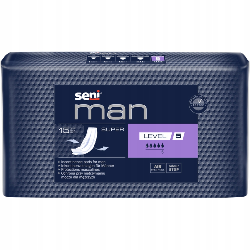 

Wkładki chłonne męskie Seni Man Level 5
