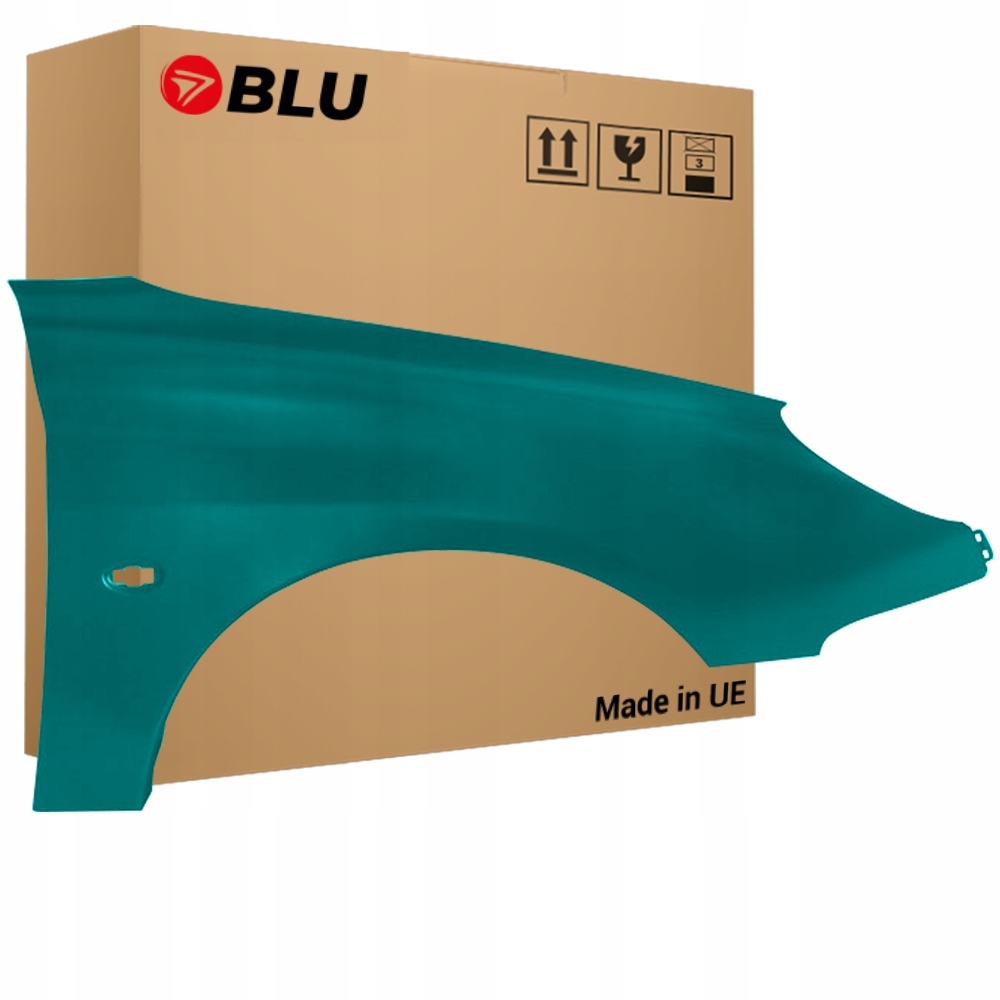 Blu Blatník Peugeot 206 CC Kru pravý zelený 98-09 přední