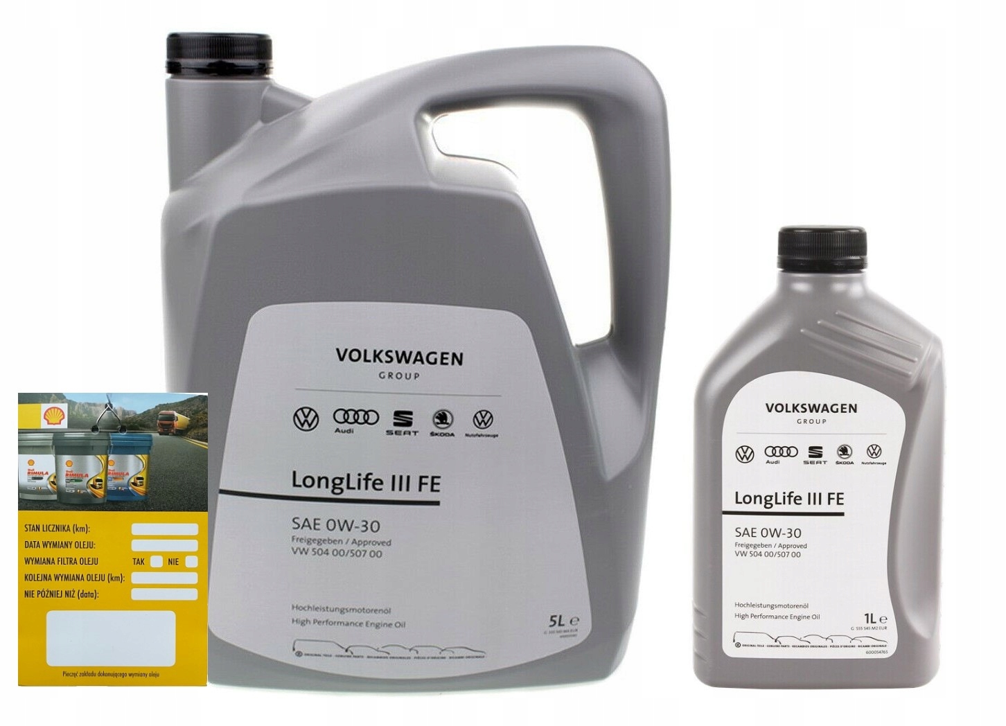 Olej Silnikowy Vag 0W-30 504.00 507.00 6L Oe Vw