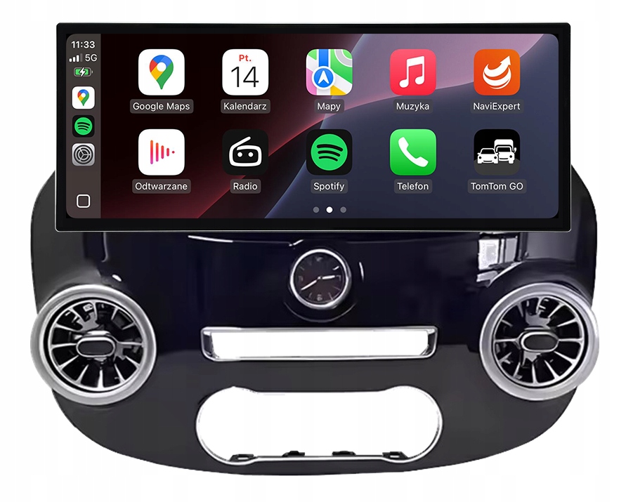 Mercedes Vito W447 Rádio Navigace Android Carplay 12" 2K Qled 8GB/128GB