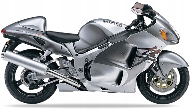 Samolepky Juula Pro Suzuki Gsx 1300 R Hayabusa 2002 HE6 Stříbrné YD8 Stříbrné