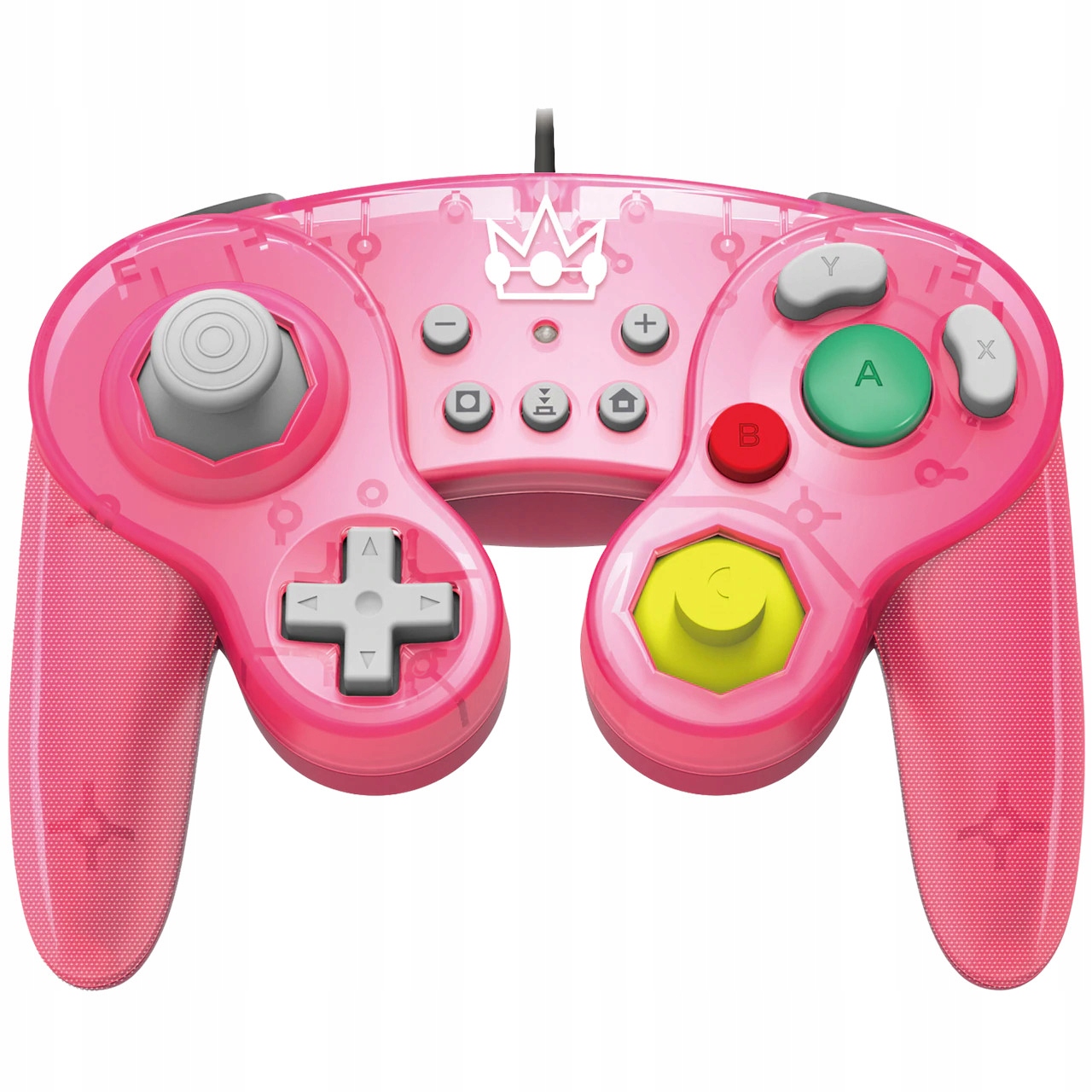 Pad przewodowy do konsoli Nintendo Switch różowy