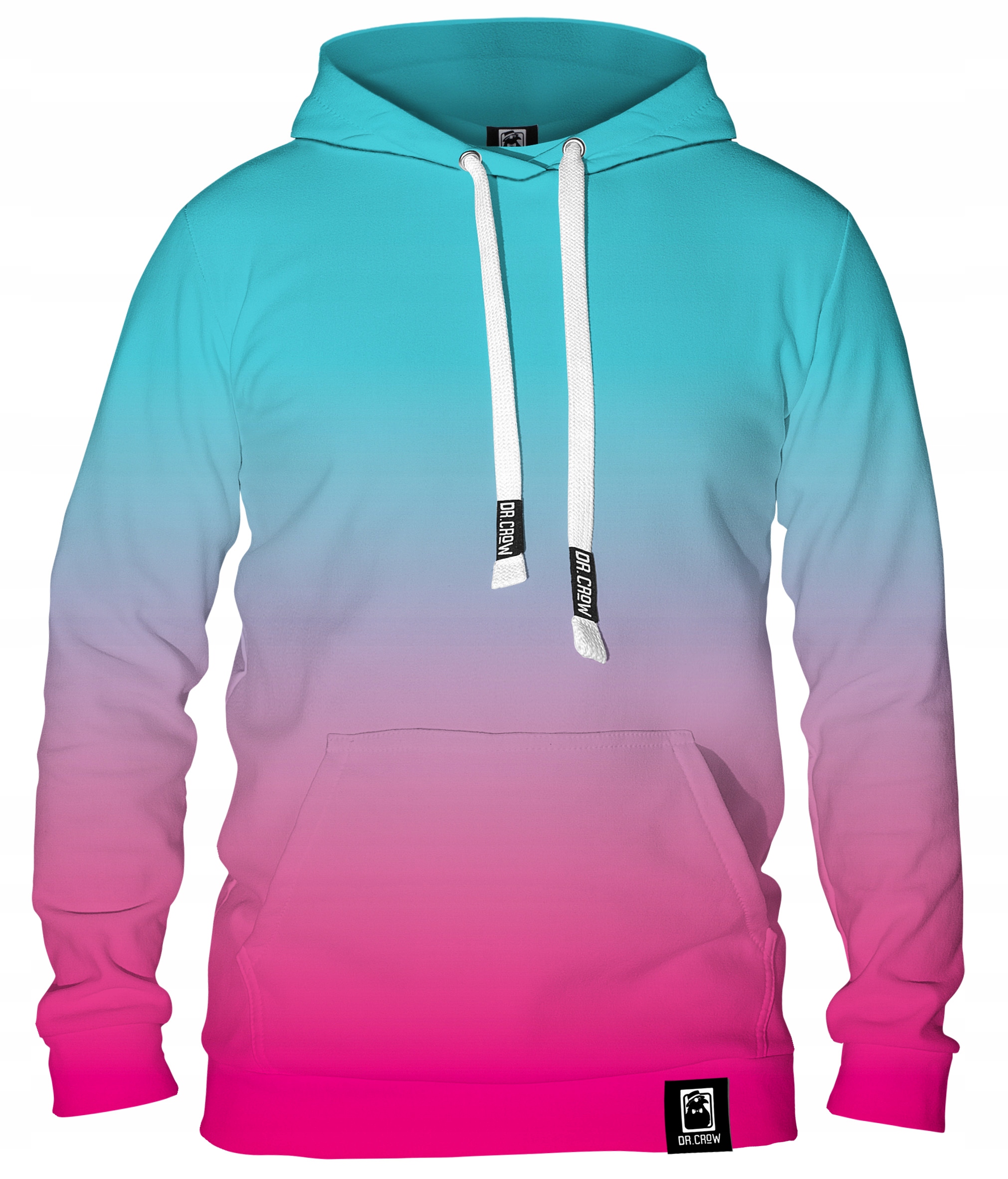 

Męska Bluza Fullprint Dr.crow Ombre Miet-róż M