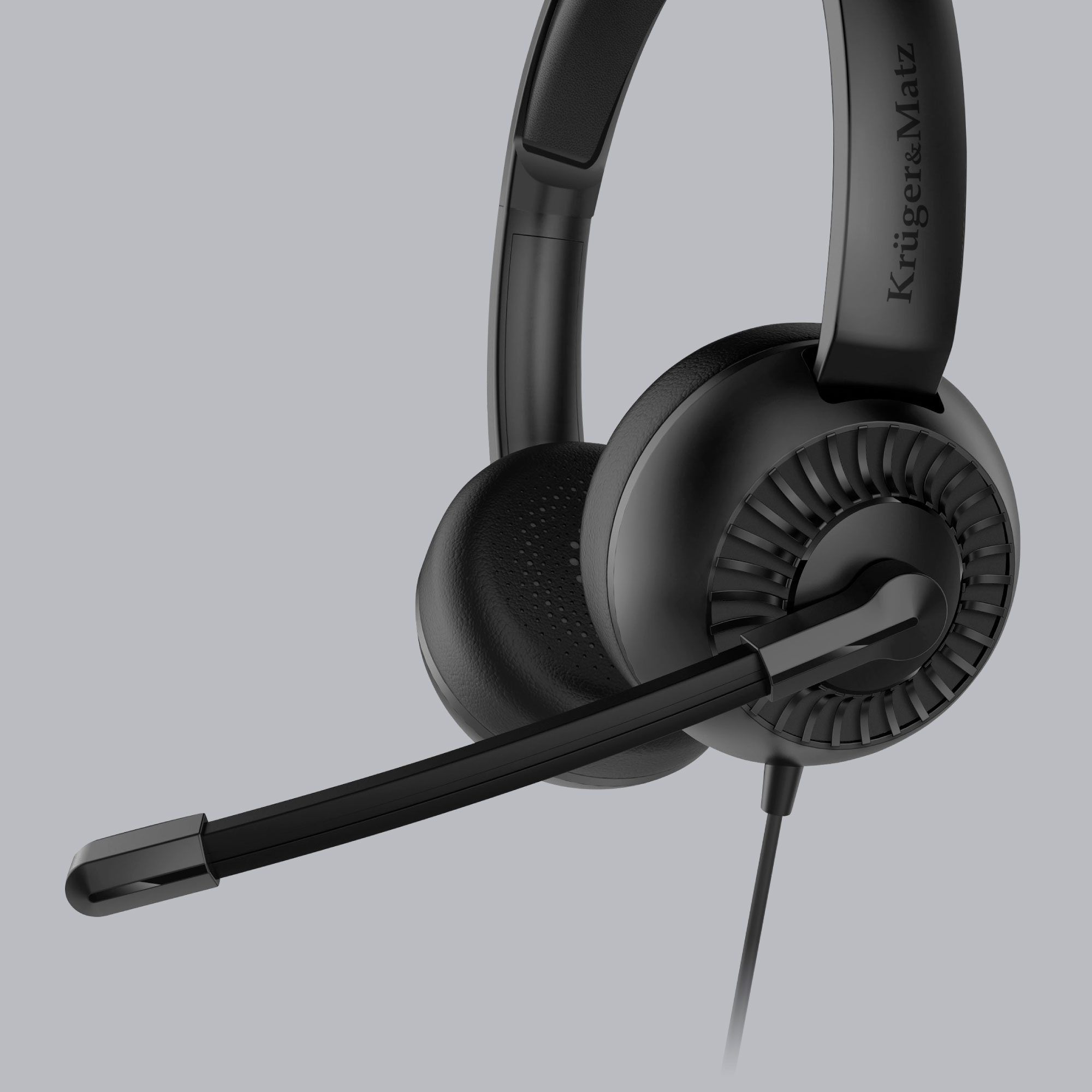 Słuchawki z mikrofonem USB Kruger&Matz P3 Impedancja 32 Ω