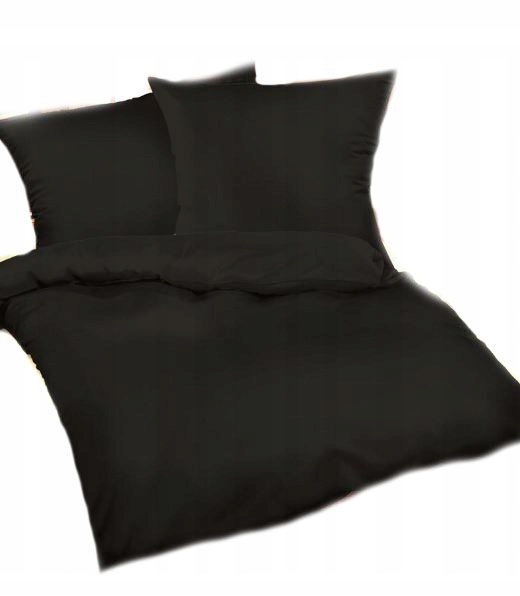 Poszwa 160x200 czarna jednobarwna
