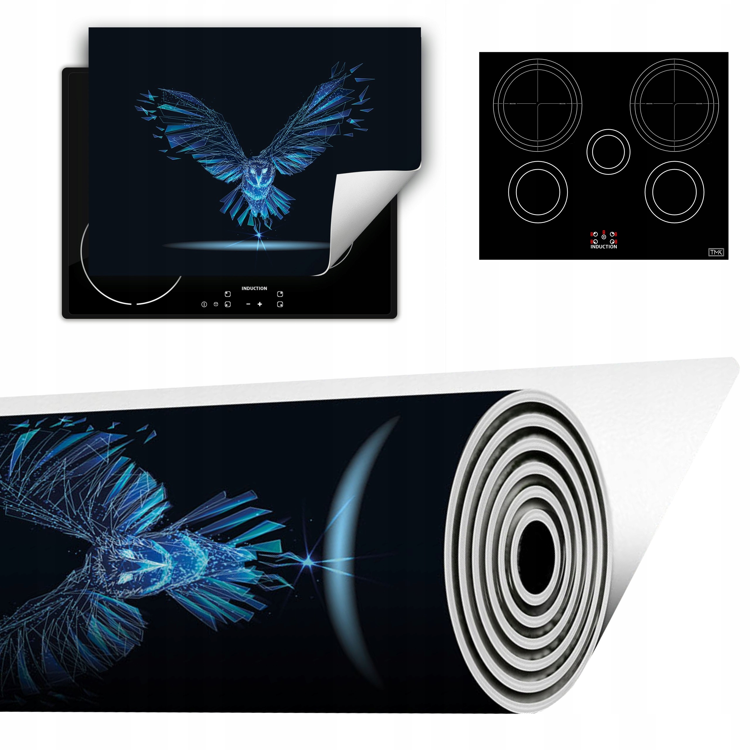 Vinylová Podložka Do Kuchyně Více Místa 70x52 modrý pták