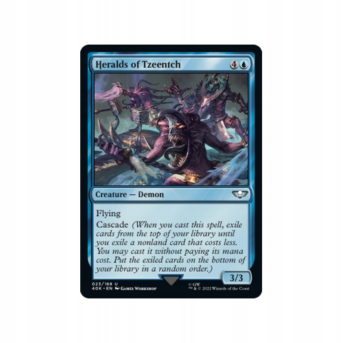 Mtg 2x Heralds of Tzeentch (Uncommon)