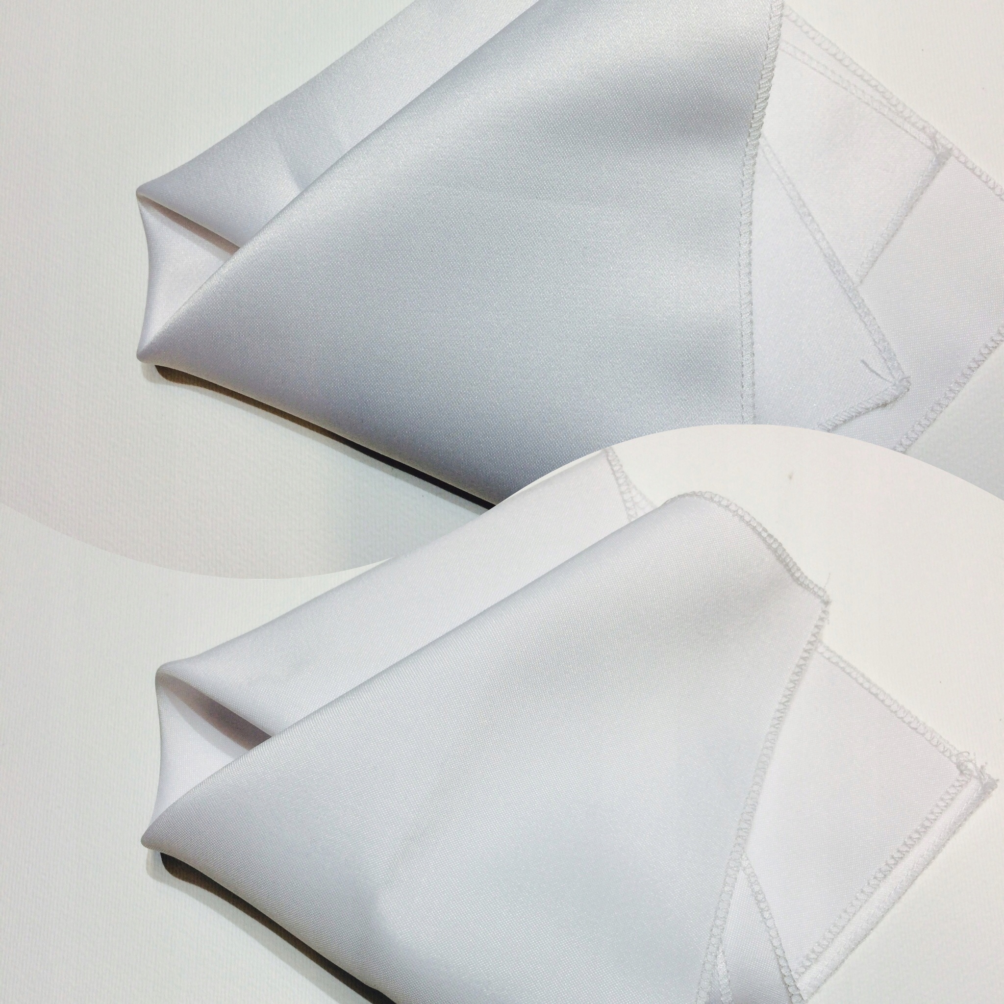 BIAŁA BUSINESS POSZETKA CHUSTECZKA WYPUSTKA