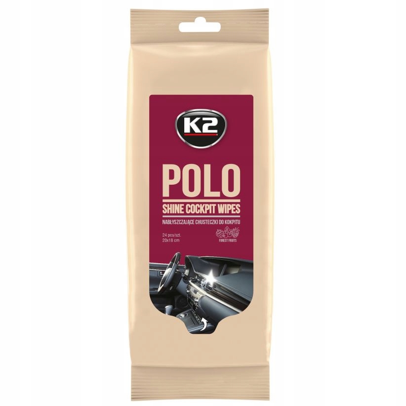 

K2 Polo Shine Wipes 24 K420 Ściereczki Do Kokpitu