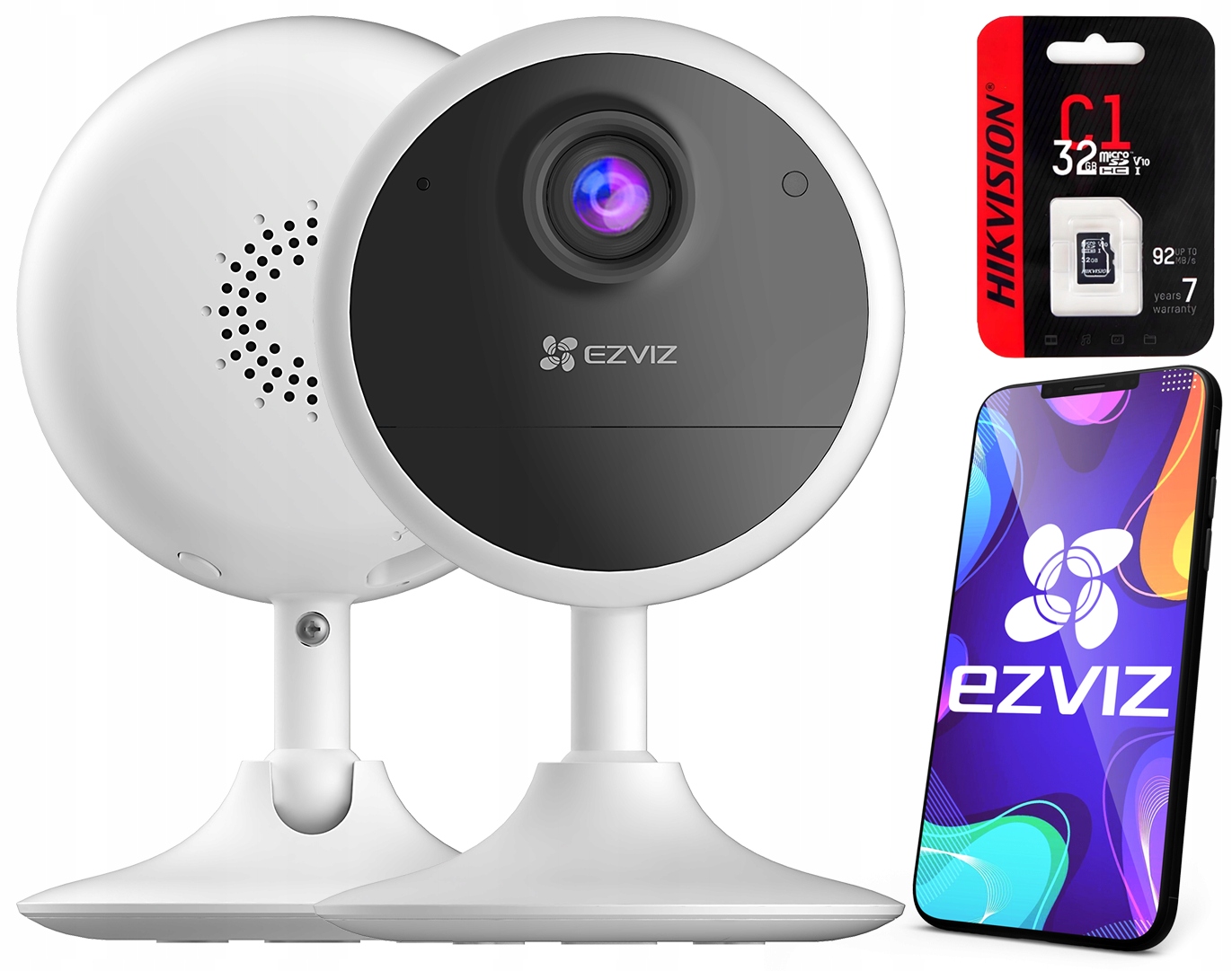 WiFi kamera Ezviz CB1 Full Hd Akumulátorová 1600 mAh karta Sd 32 Gb