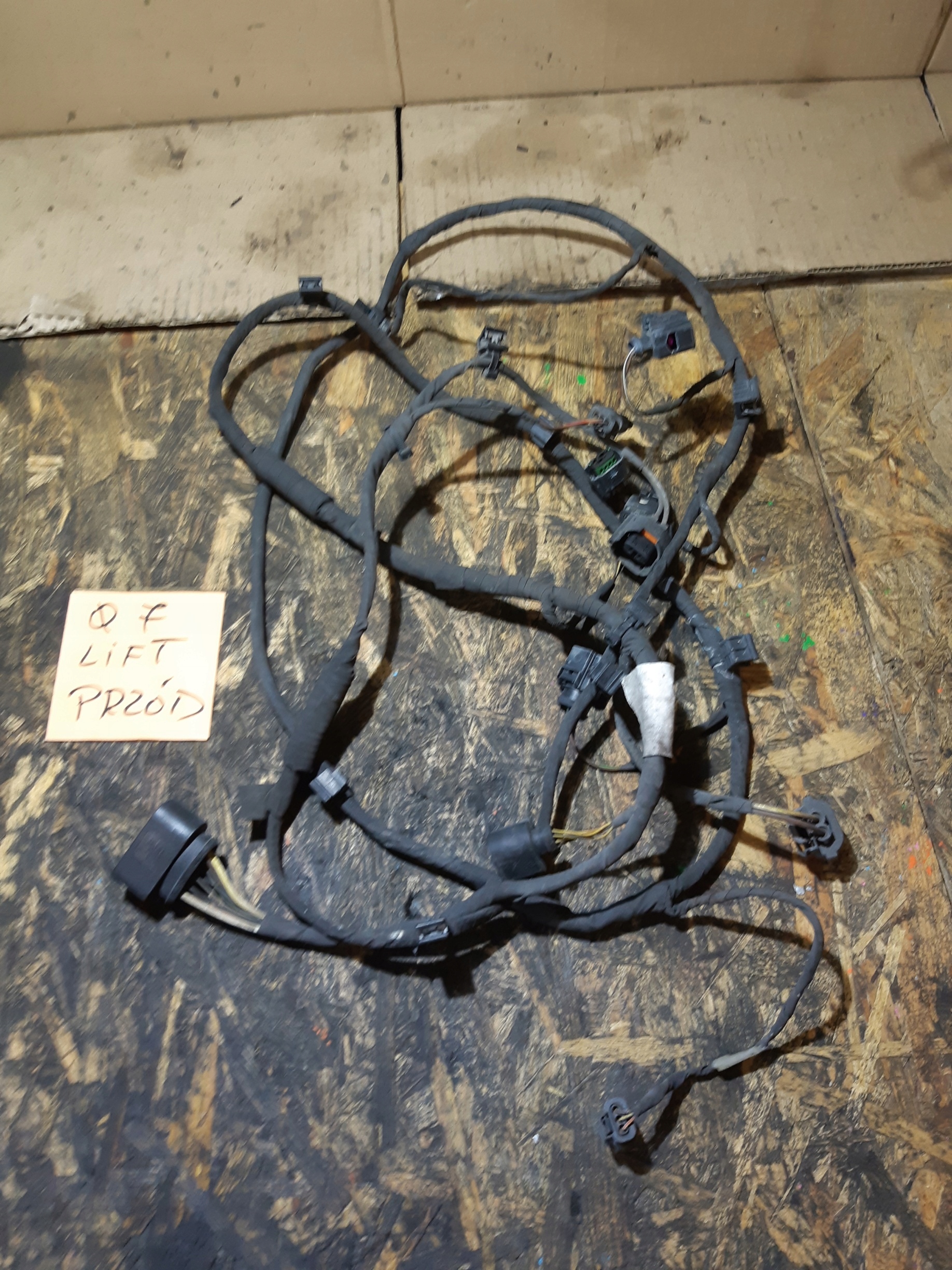 AUDI Q7 4L LIFT cablaggio cablaggio PDC Paraurti Anteriore Anteriore