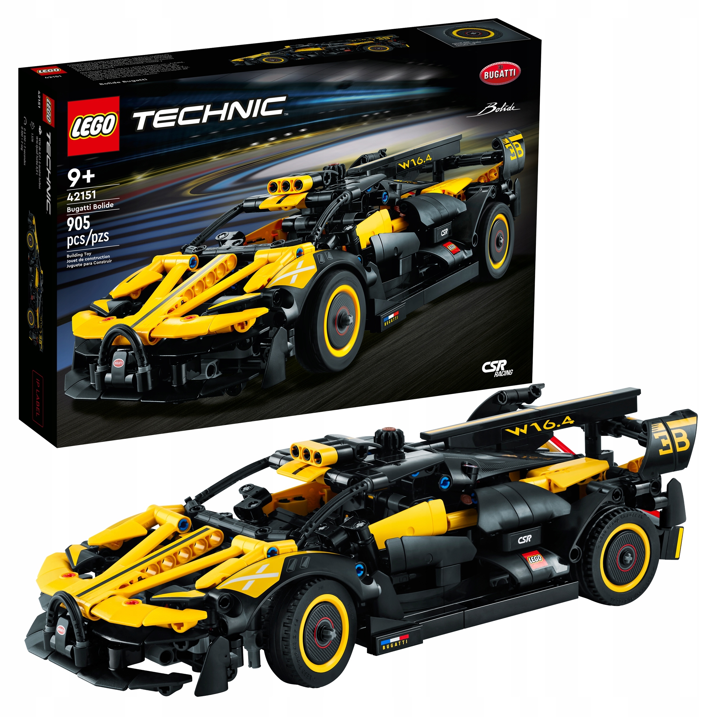 Lego Technic Bugatti Bolide 42151 Závodní Auto