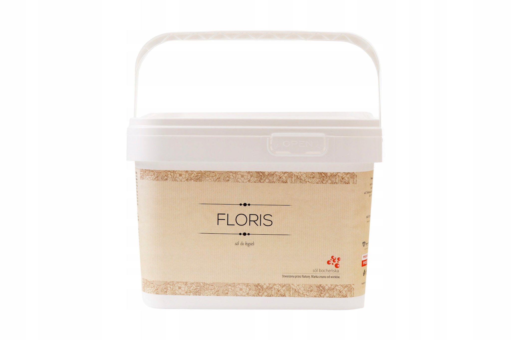 Bocheńska sól kąpielowa Floris 15 kg ZAPACHY