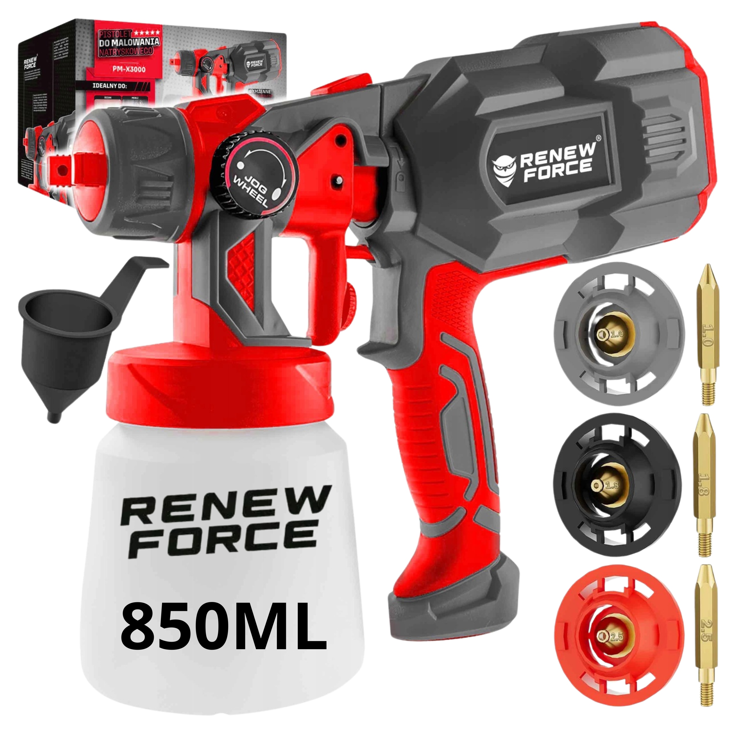 Elektrický malířský lakovací pistolový agregát 550W 70DIN