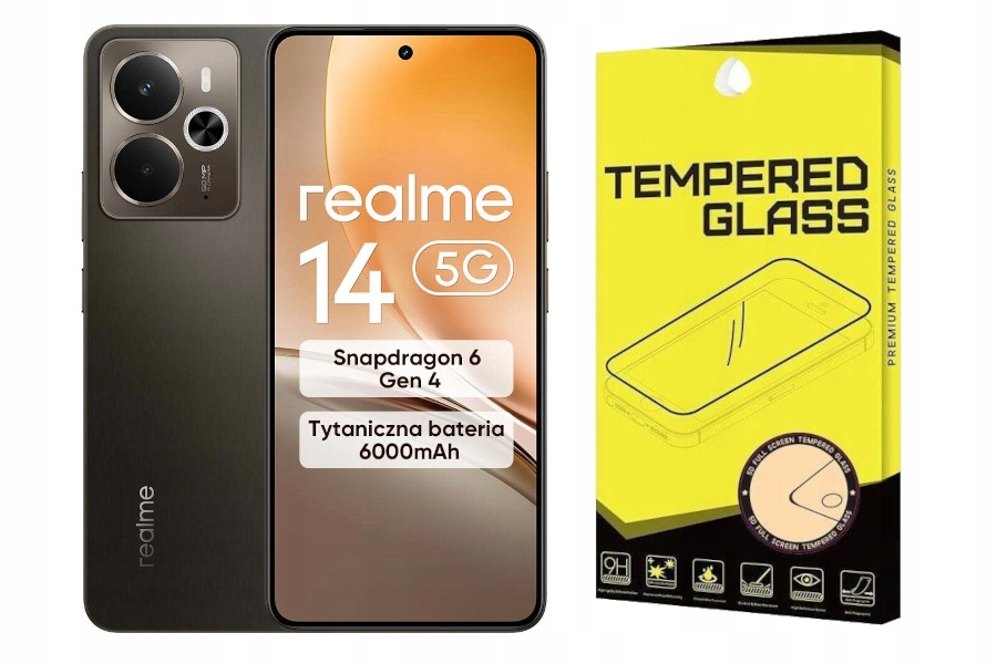 Smartfón realme 14 5G 12/256GB Dual Sim Nfc Oled Sivohnedý