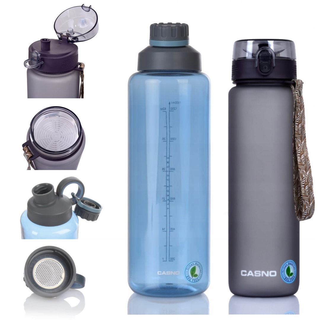 Bidon Butelka Na Wodę 1500ml 1050ml Casno Tritan