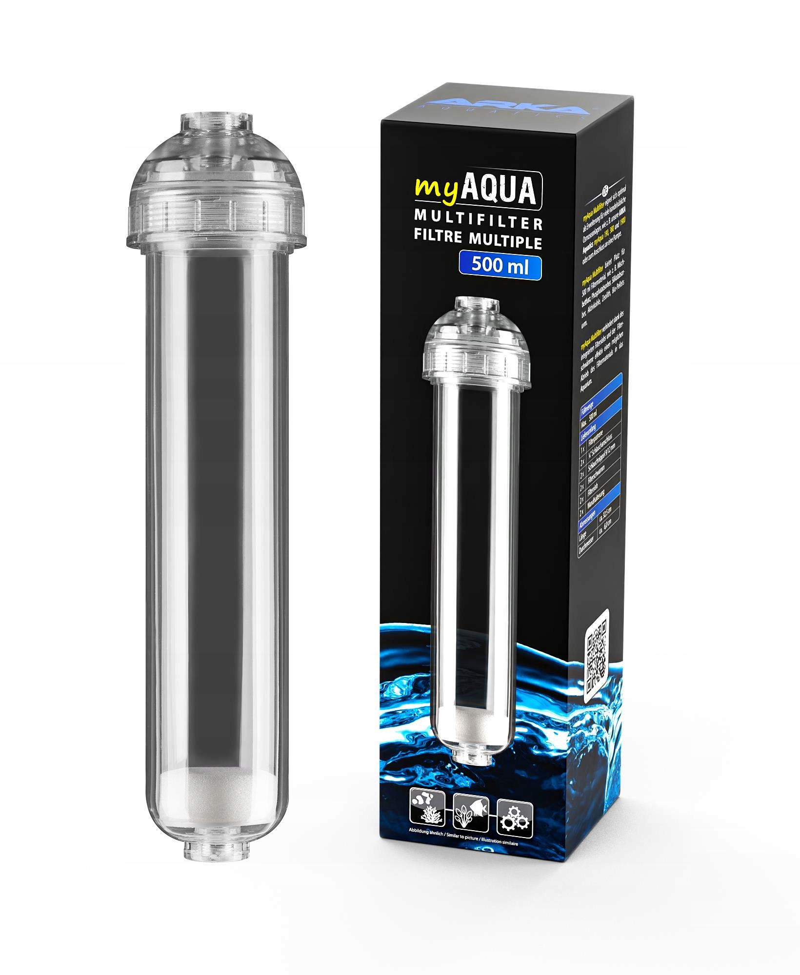 Pouzdro Na Filtrační Vložky Do Filtru Reverzní Osmózy 500 ML
