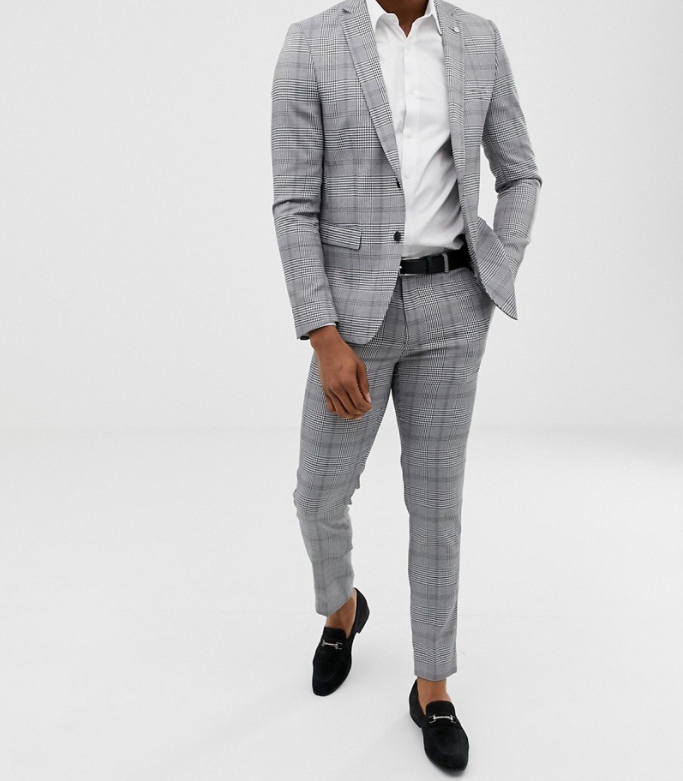 

Męska marynarka w kratę Avail London 36