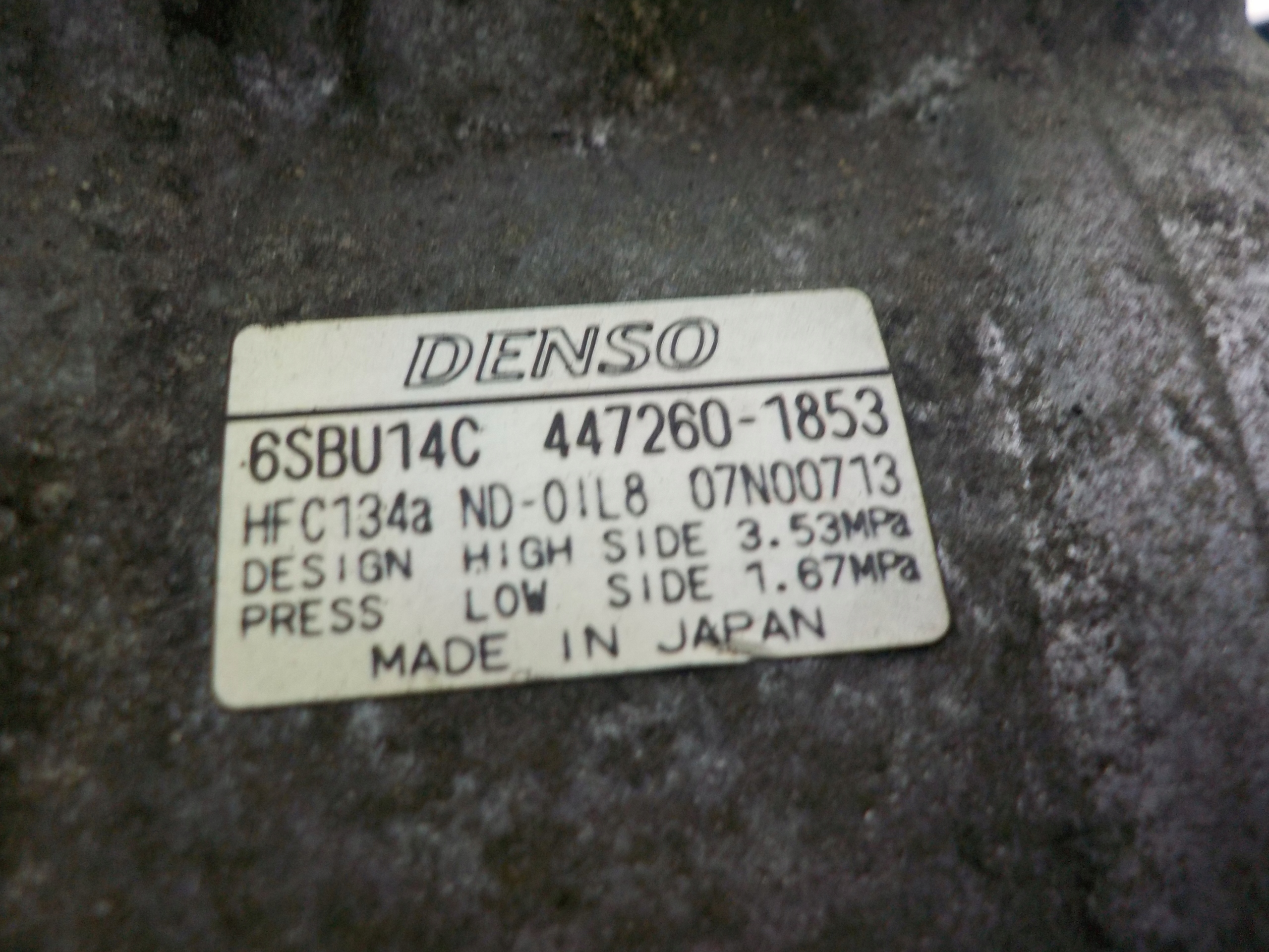 BMW E60 2.0 D Klimakompressor klimaanlage 447260-1853