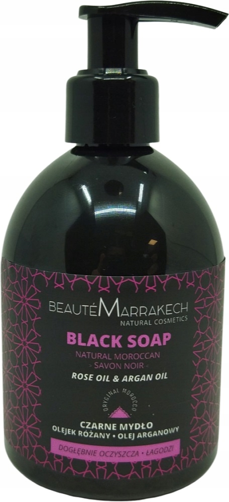 

Czarne mydło w żelu Savon Noir olej różany 250ml