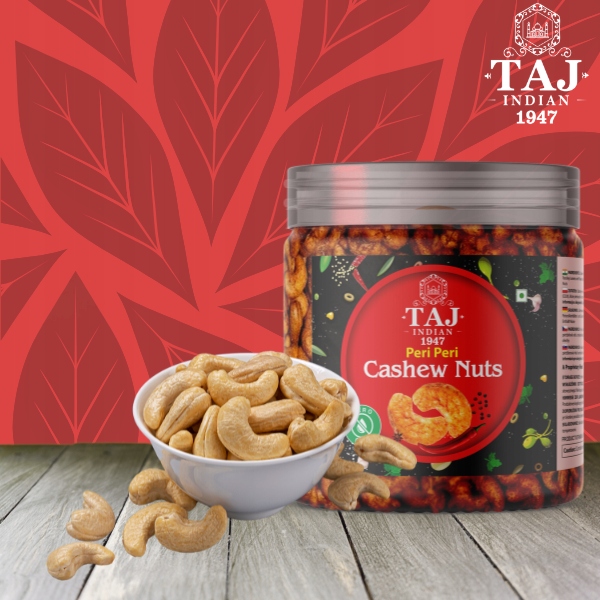 TAJ INDIAN 1947 PERI PERI CASHEW NUTS 200G