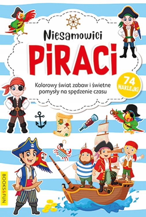 

Kolorowanka z naklejkami Niesamowici Piraci