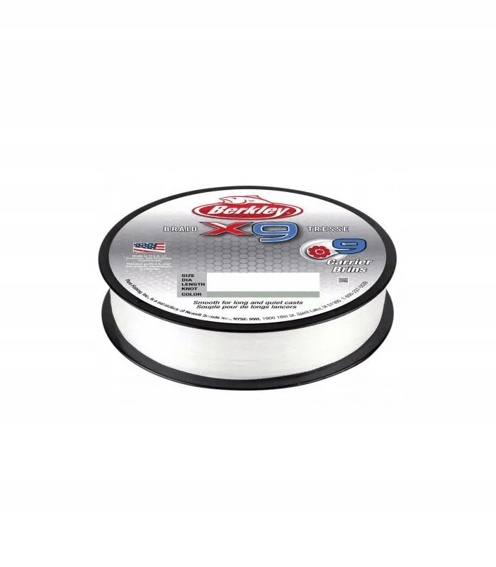 Plecionka Berkley X9 0,06 mm 150 m biała 1486881 clear white wędkarska
