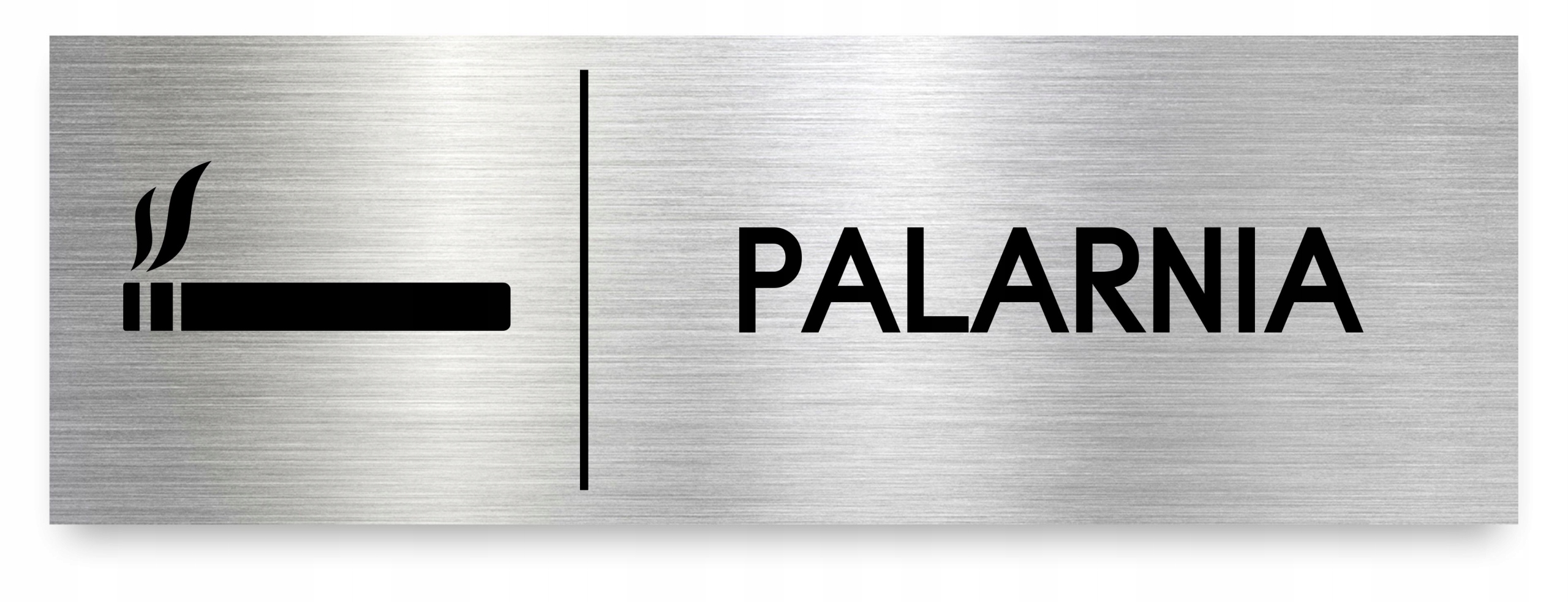 

Tabliczka Palarnia 30x10 cm Dibond