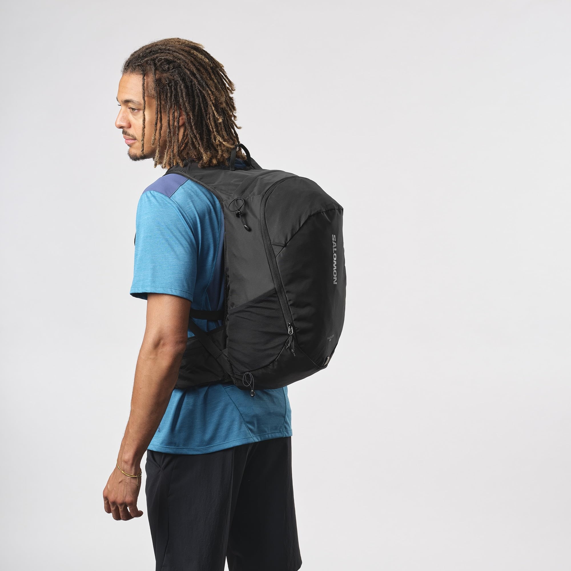 SALOMON Trailblazer 20 Plecak Turystyczny Unisex Lekki Wygodny Czarny — miniatura 4