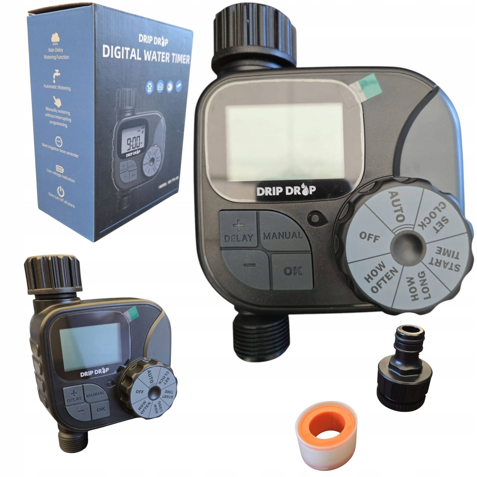 Sterownik na Kran 1 sekcja automatyczne nawadnianie do szklarni Drip Drop