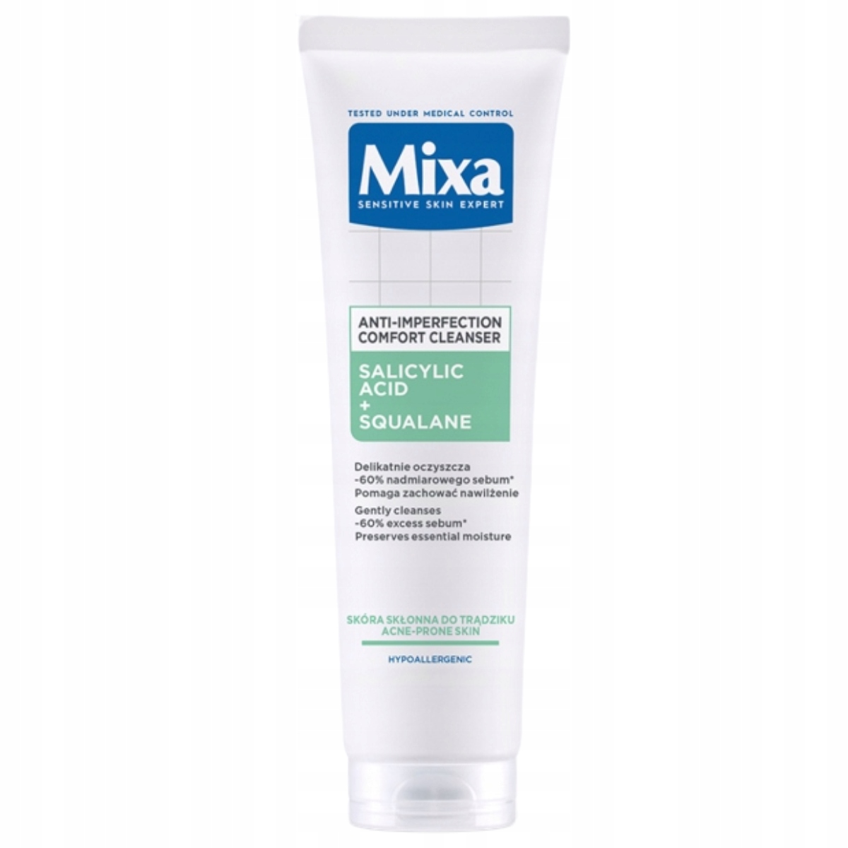 Mixa Oczyszczający Żel Myjący Do Twarzy Przeciw Niedoskonałościom 150ml