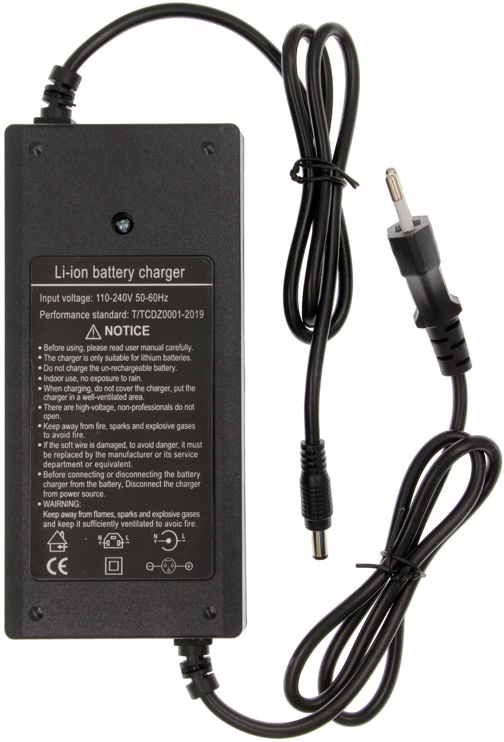 Zasilacz 42V 5A 10S Ładowarka Li-ion Roweru EAN (GTIN) 5904162821099