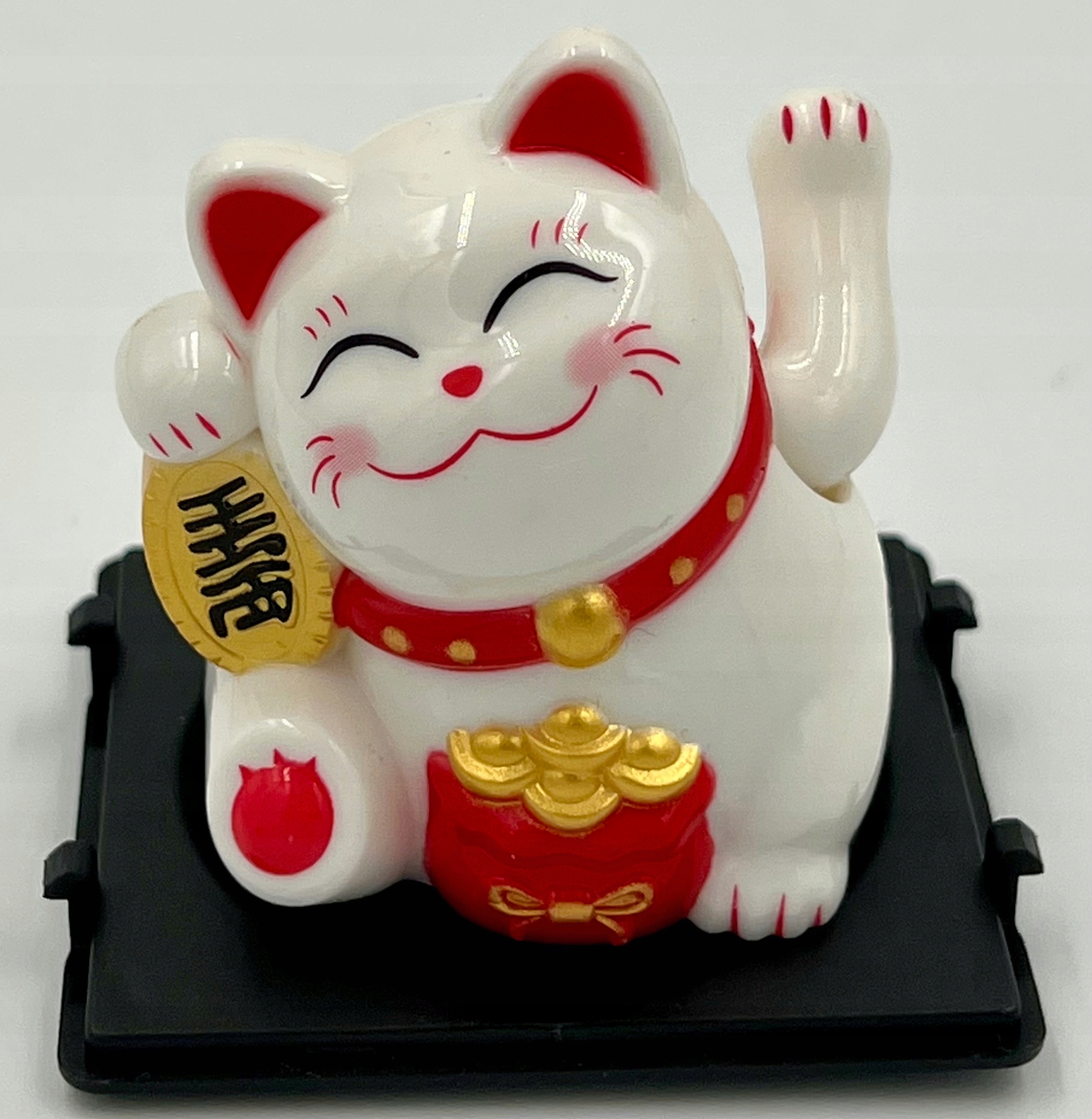 Kotek szczęścia machający łapką, lucky cat, maneki neko, na słońce Producent inna