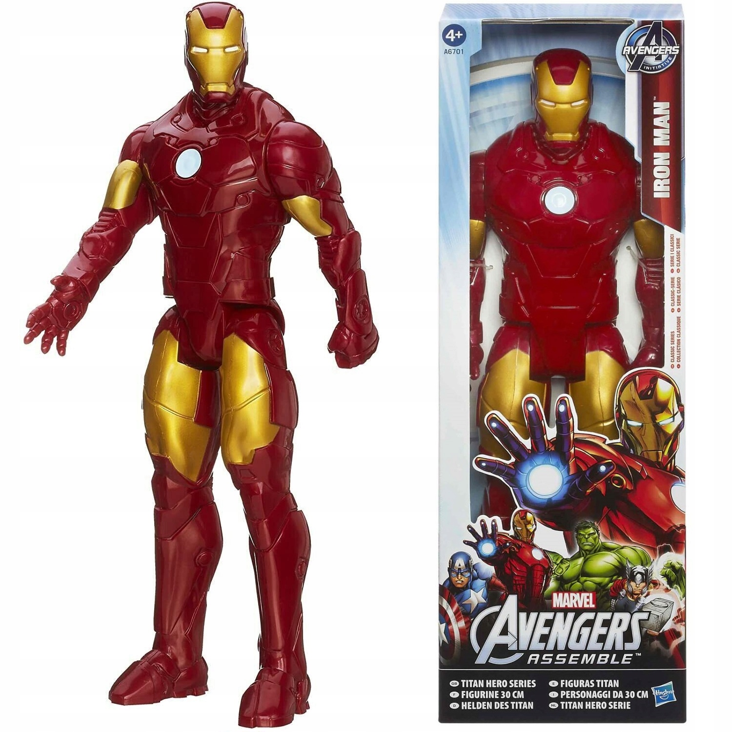 HASBRO AVENGERS IRON MAN DUŻA FIGURKA 30cm A6701