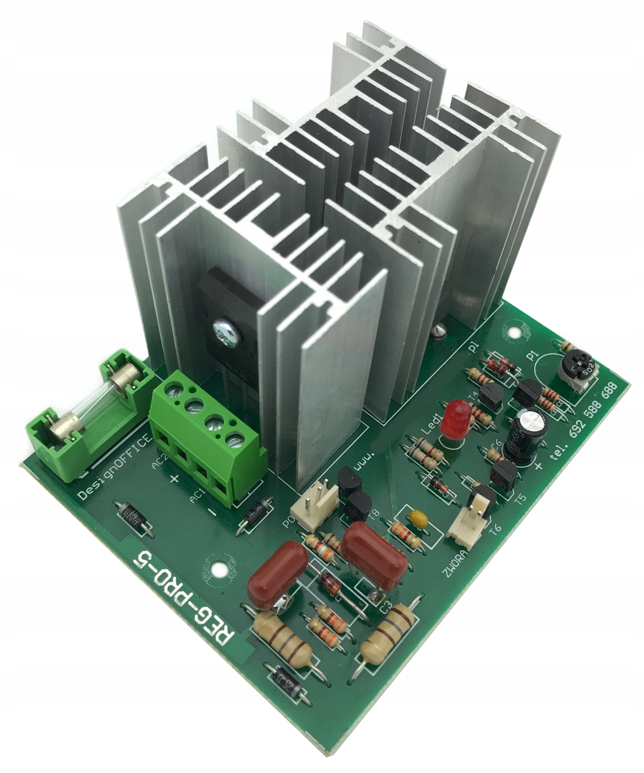 Regulator tyrystorowy do prostownika 25A 12 / 24V Marka DesignOffice