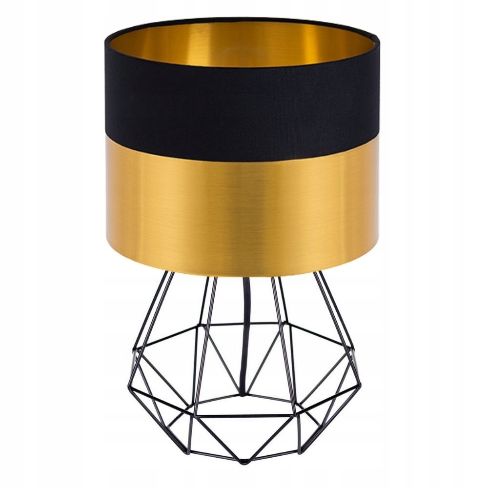 Noční Lampa Stolní Stínidlo Zlaté Zlato