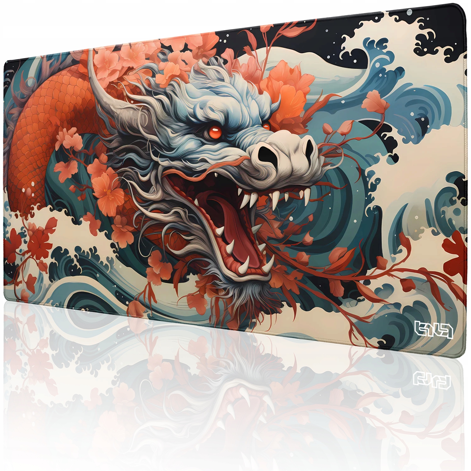 Podkładka Pod Mysz Gamingowa Chiński Smok 100x50 Tilt Duża XXL