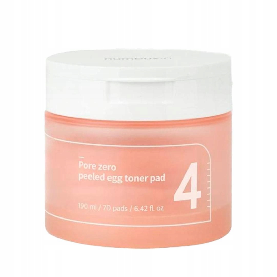 Numbuzin NO.4 Čisticí Pleťové Polštářky Pro Póry S Efektem Vaječné Skořápky