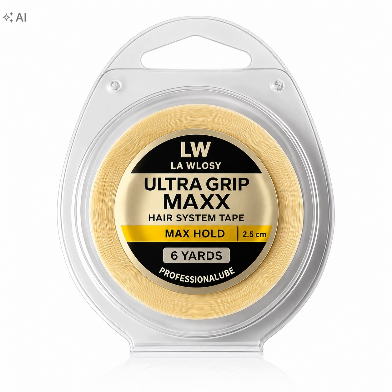 Páska La Vlasy Ultra Grip Maxx pro paruky a systémy vlasů 6 yd 25 mm sendvič