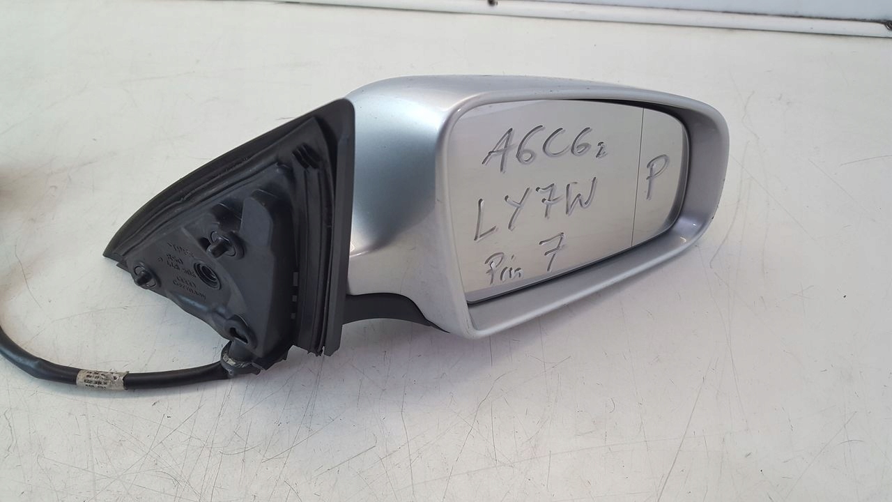 mirror right LY7W 7pin Audi A6 C6 2,7 TDI