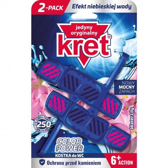 

Kret Zawieszka Barwiąca do Wc Water Lily 2x40g
