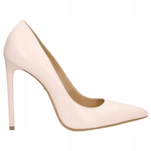 Beżowe czółenka damskie na wysokiej szpilce r. 39