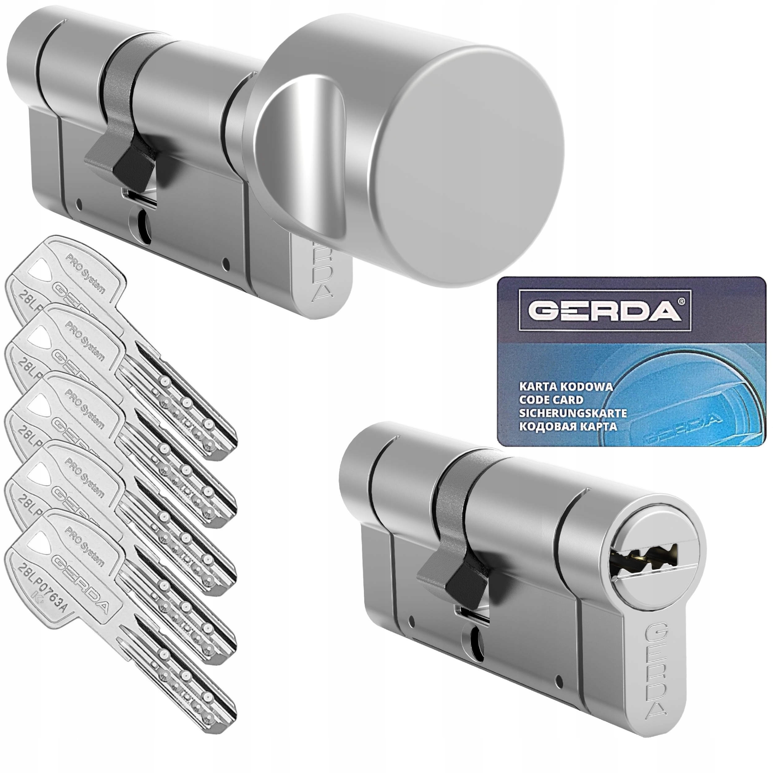 sada vložek Gerda Pro System X 30/40 G30/40 nikl