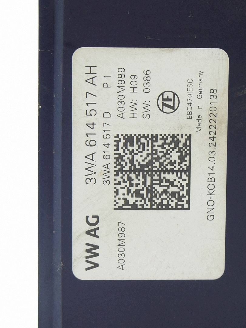 servofreno modulo ABS ESP VW TIGUAN III 3WA614517AH